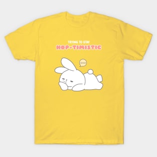 Power of Positivity: Hop-timistic cute Rabbit T-Shirt